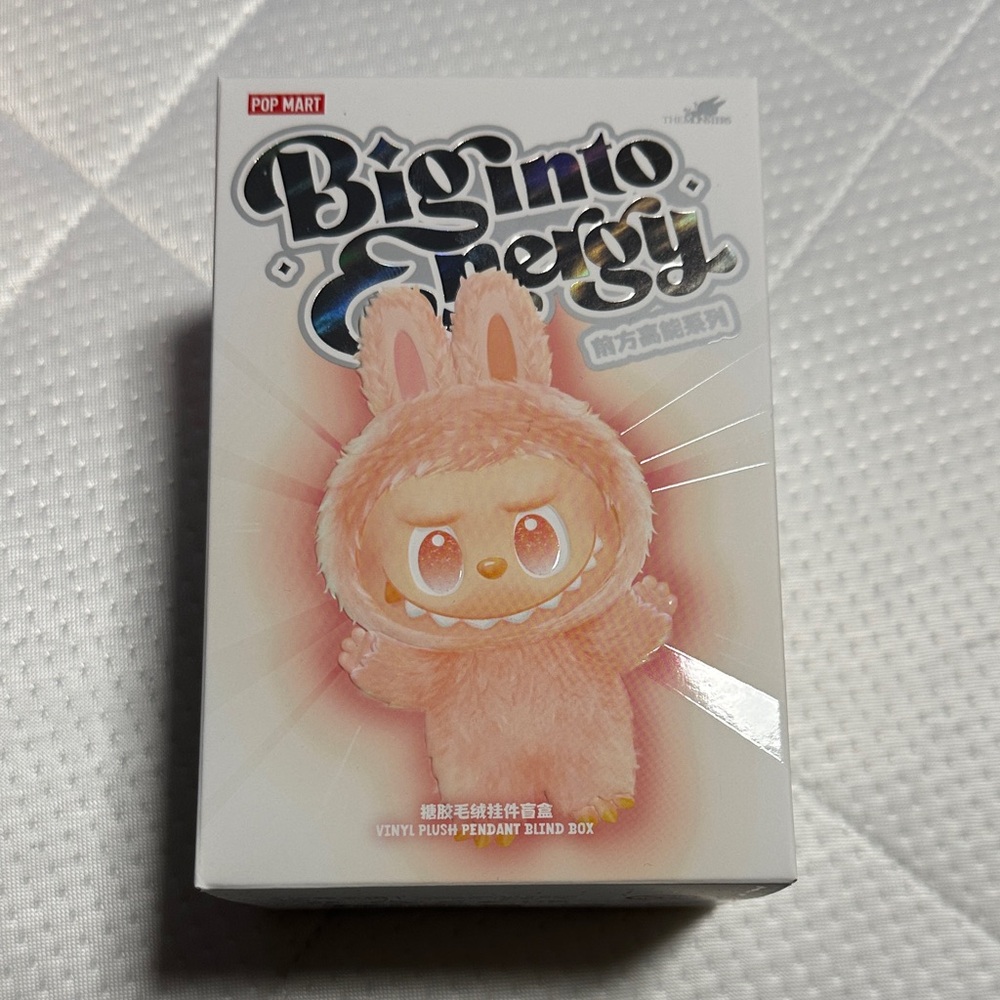 LaBubu Pop Mart Big Into Energy Vinyl Plush Pendant Blind Box